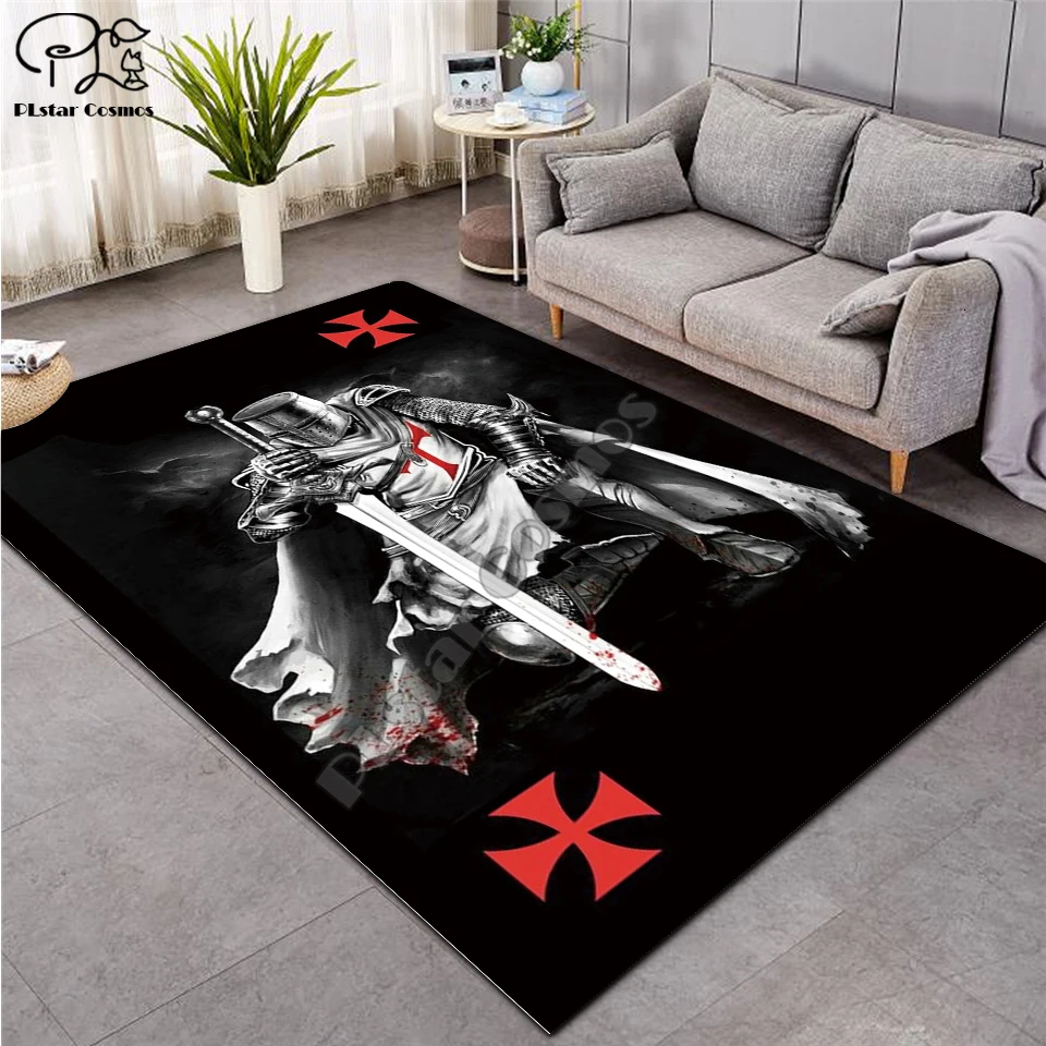 Knights Templar carpet kids room soccer rug field parlor bedroom living room floor mats children large rugs home mat