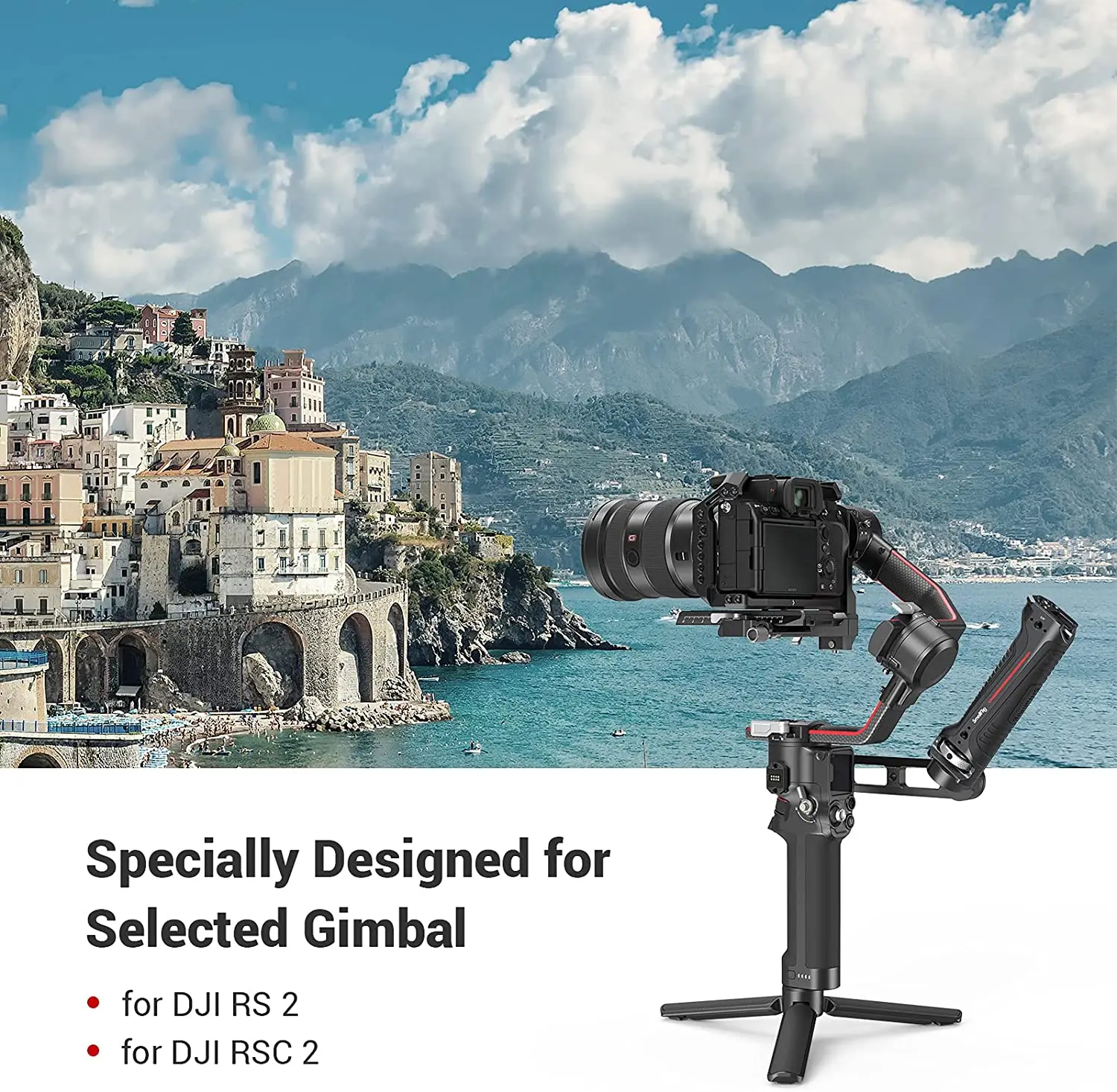 Рукоятка SmallRig для DJI RS2 и RSC2 Gimbal (для DJI RS 2 и RSC 2), силиконовая рукоятка со встроенным шестигранным ключом-3161