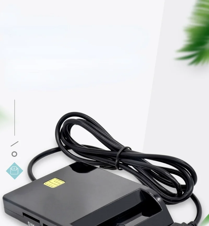 Lecteur de carte mémoire intelligent USB, carte d'identité EMV, électronique DNIE Dni Citizen, adaptateur de connecteur Sim adapté aux accessoires d'ordinateur