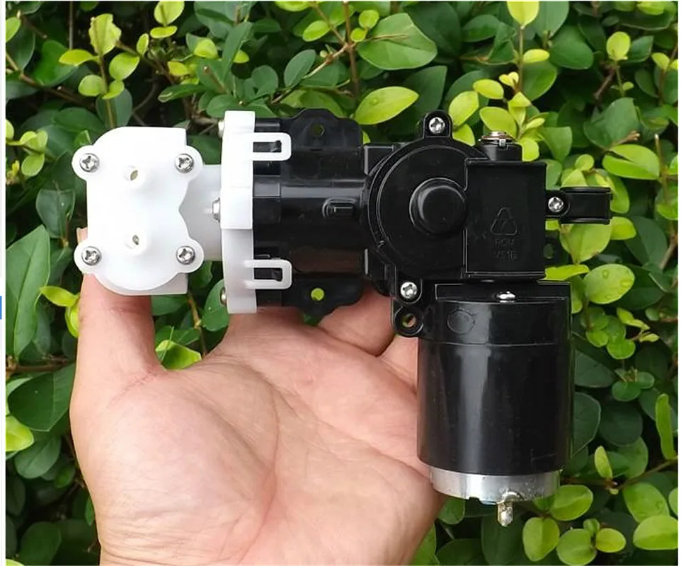 12V Valvola di Auto-assorbimento Brushless Motore In Miniatura Ad Alta Pressione Pompa Ad Acqua, pompa a membrana con 1m Cavo di acqua