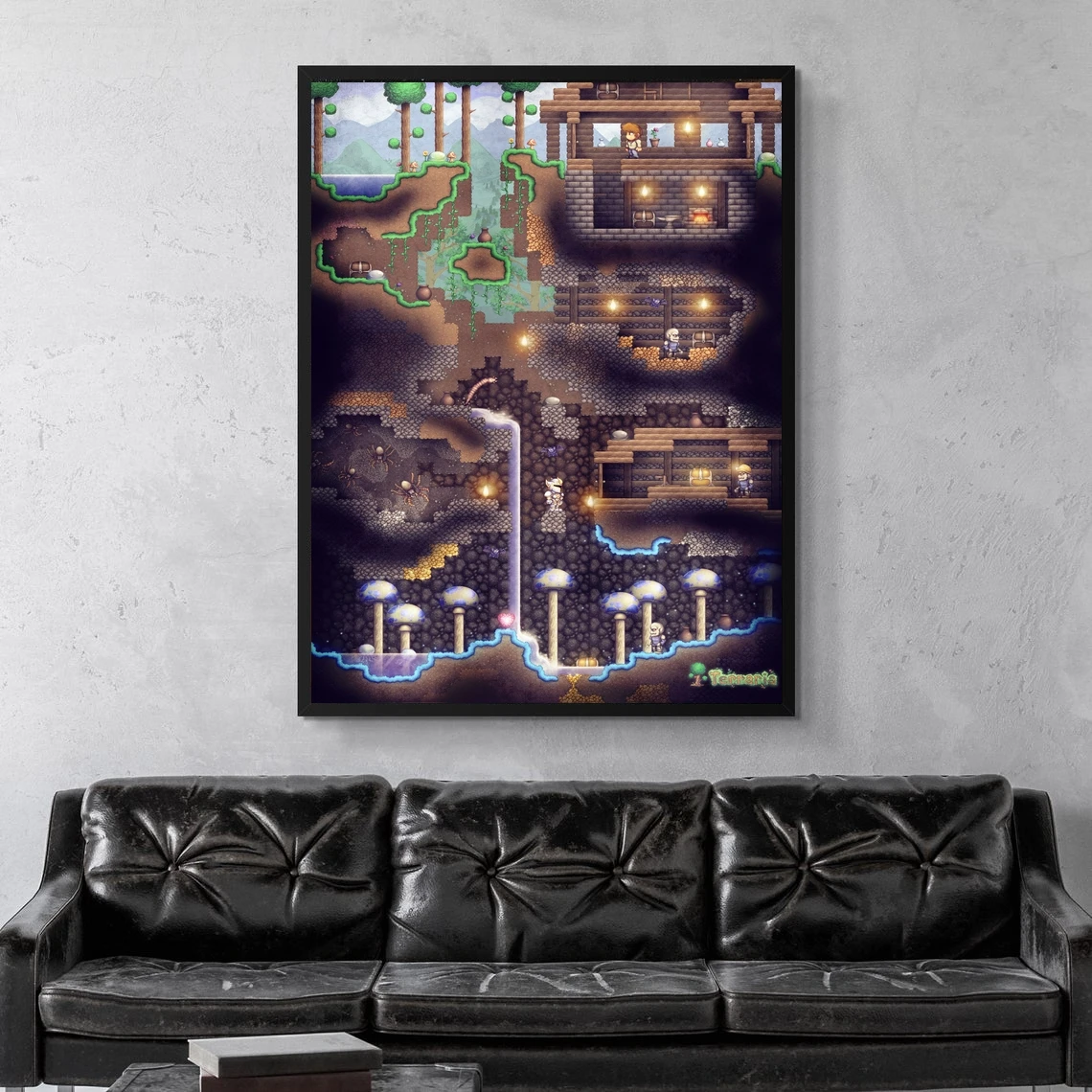 Terraria Video Game Canvas Poster Home Wall Painting Decoration (No Frame)