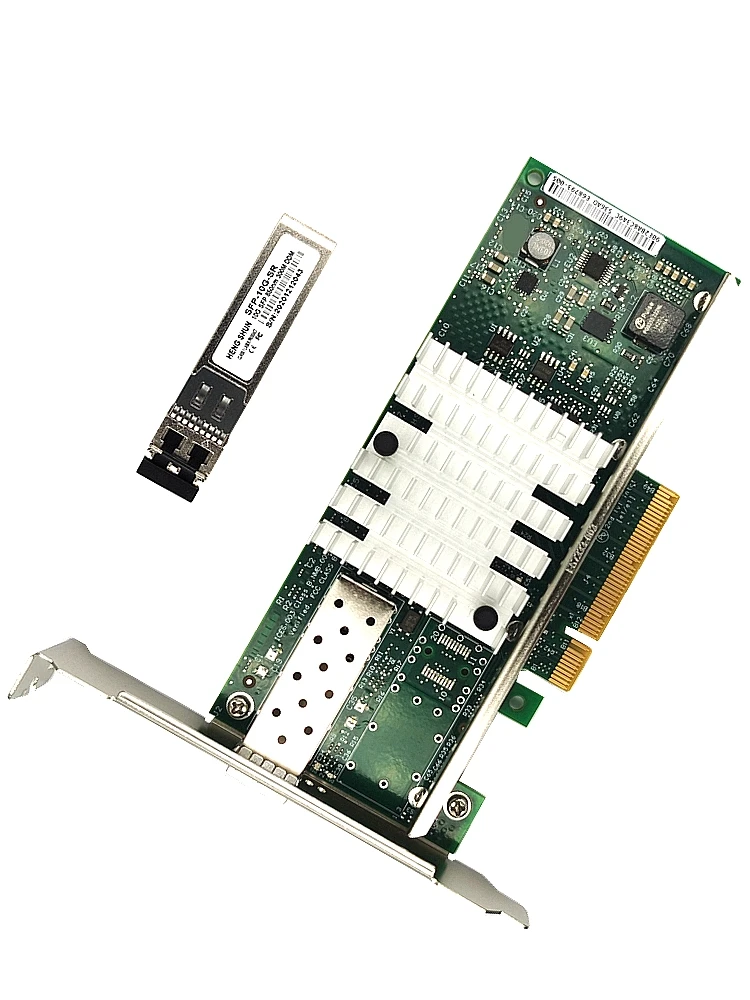 X520-DA1 HENGSHUN 10GBase PCIE Express x8 Intel 82599 EN Chip Adaptador de red Ethernet de puerto único E10G41BTDA SFP+