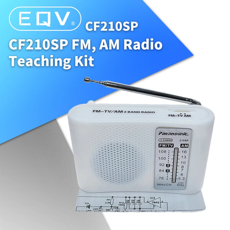 CF210SP AM/FM Stereo Radio Kit DIY Electronic Assemble Set Kit For Learner July DropShip DIY laboratory