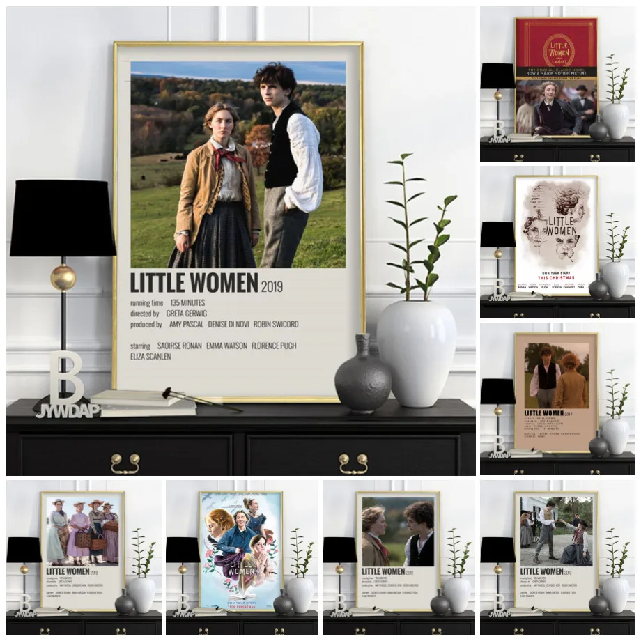 

2019 Reying Movie Little Women Posters And Prints Pictures On The Wall Canvas Painting Art Decoration Bedroom Home Decor Cuadros