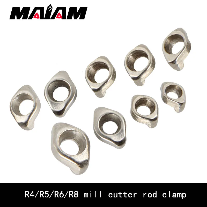 R4/R5/R6/R8 milling cutter rod EMR series clamp for M3 M3.5 M4 M5 screw Engraving CNC tool lathe tool rod extrusion accessories