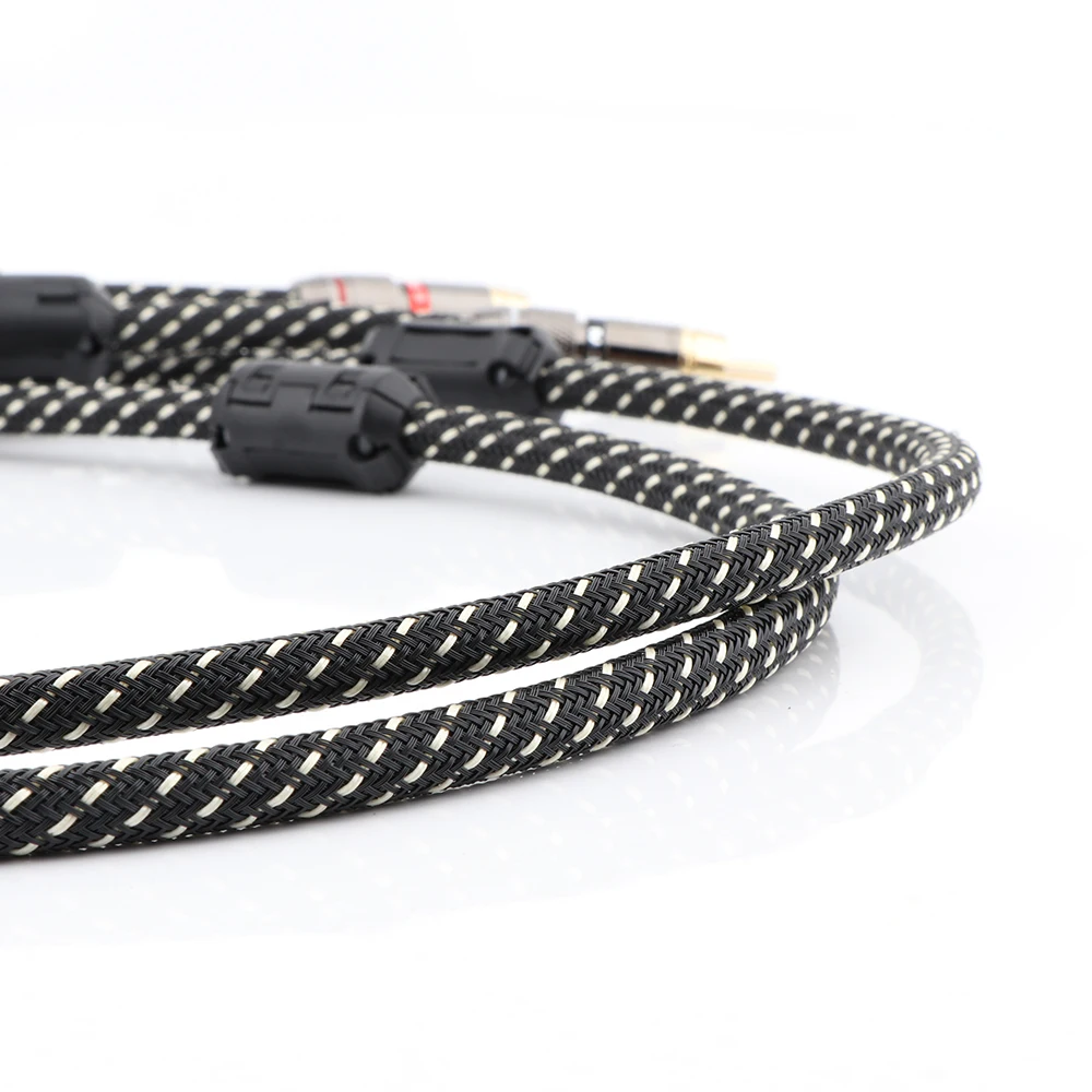 CANARE Kabel RCA Stereo HIFI Pasangan Kabel RCA Stereo, Premium Kinerja Tinggi, Audio HIFI 2rca Ke 2rca, Kabel Interkoneksi