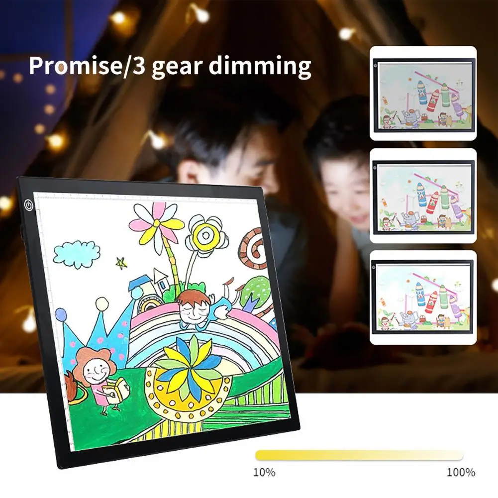 Tavolo da disegno ultrasottile A3 A4 LED calligrafia tracciamento tavolo da disegno a forte aspirazione tavolo da disegno a LED magnetico tavoletta grafica a LED fai-da-te