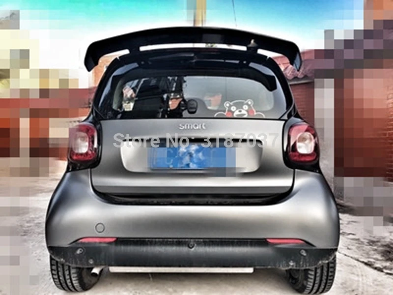 

For Smart fortwo 453 Spoiler Carlsson ABS Plastic Rear Roof Spoiler Wing Trunk Lip Boot Cover Car Styling