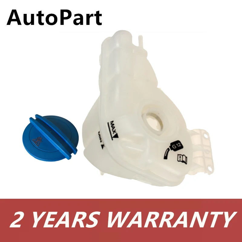 Coolant System Expansion Tank Radiator Overflow Reservoir Bottle+Cap Set For Audi A8 A8 Quattro 4E0121403G 4E0121403 8E0121321