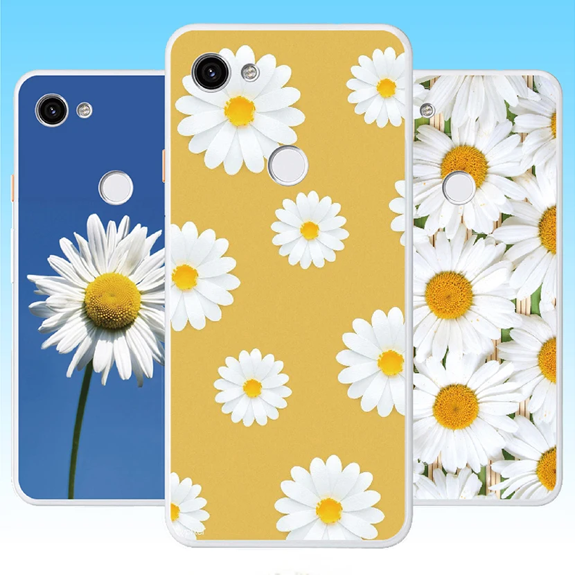 For Oneplus 9R 9 8 8T 7T Pro Z Nord N10 N100 5G Case Soft TPU Daisy Flower Back Cover Phone Case For Oneplus Nord N10 5G case