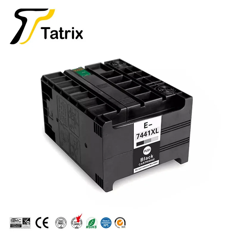 Tatrix para cartucho de tinta Epson T7441 7441XL compatible con EPSON WorkForce Pro WP-M4011 M4015DN M4095DN M4525DNF M4595DNF, etc.