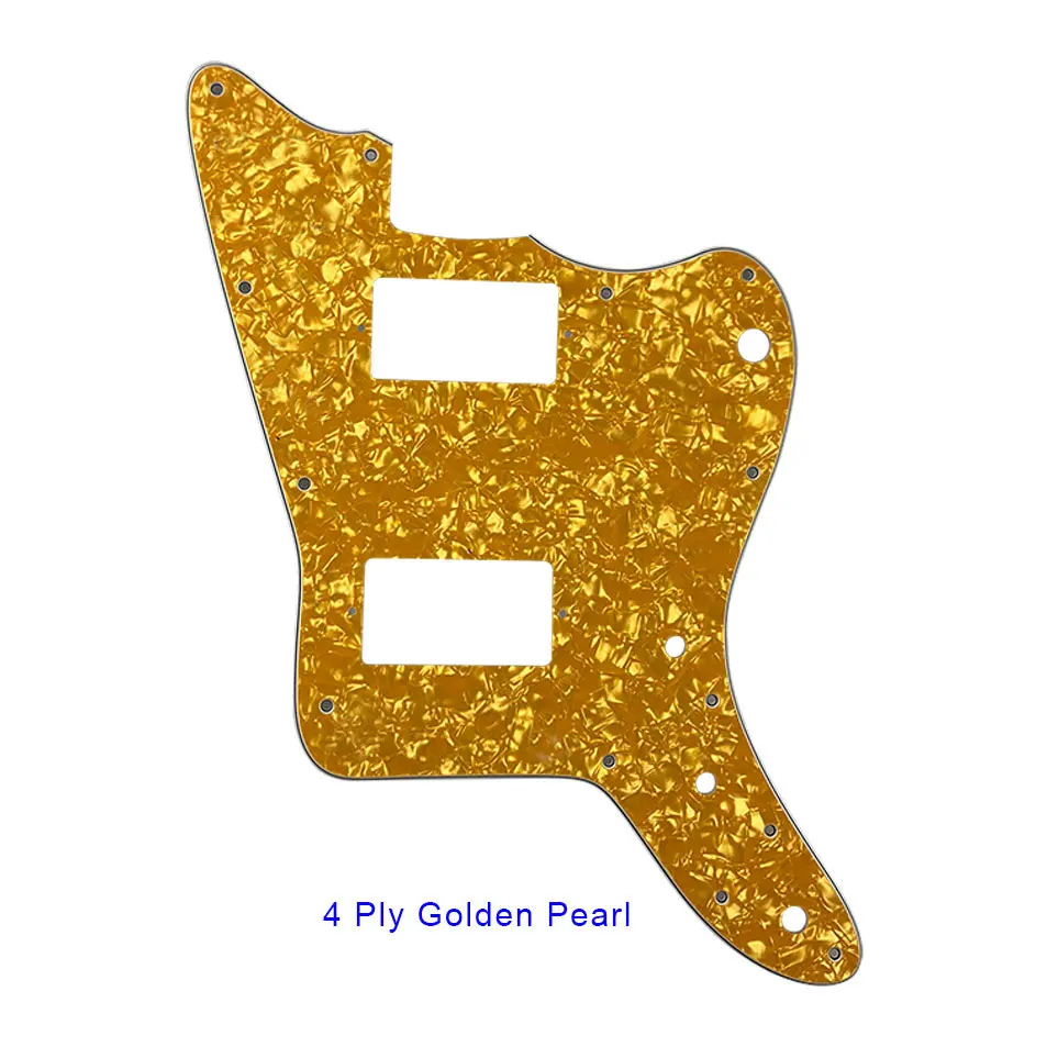 Xinyue Özel Pickguard 13 vida deliği için Sol üstte delik yok Japonya Jazzmaster Gitar Pickguard PAF Humbucker ile Köprü yok