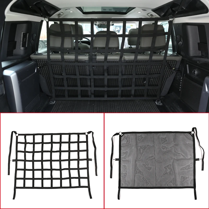 

Car Tail Box Trunk Cargo Safety Net Pet Dog Security Fence Grid For Land Rover Defender 110 2020-2021 Car Interior Accessories