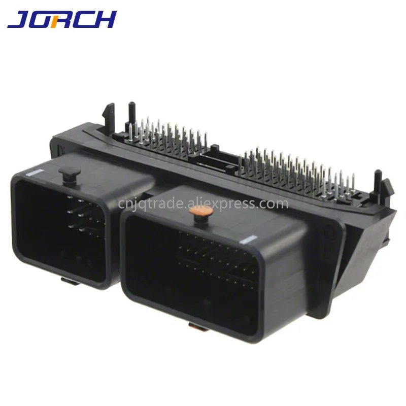 1Pcs 5022250801 RoHS CONN HDR 80 pin R/A 2-POCKET CMC for ECU box Molex brown 48P and Gray 32P