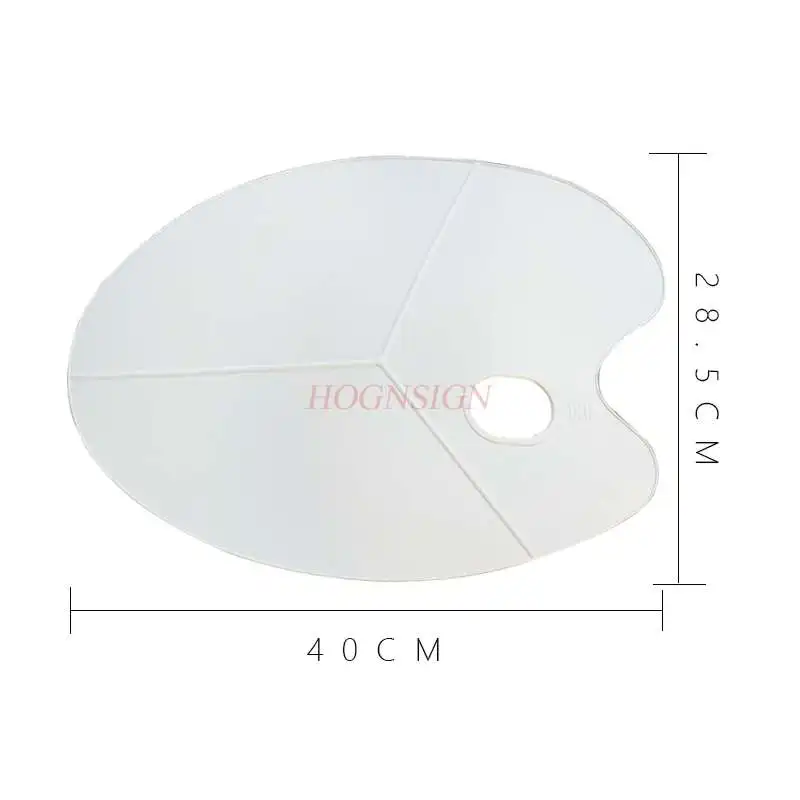 

Цветовая палитра Прозрачная акриловая краска Трехлинейная пластиковая цветовая палитра Овальная пластиковая цветовая палитра Белый