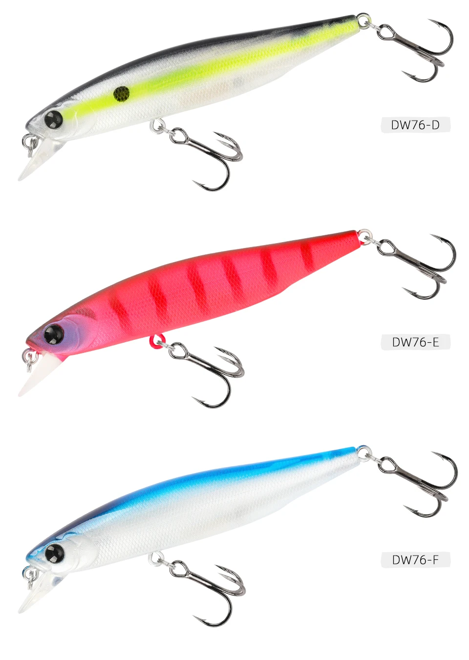 TSURINOYA 88SP Suspending Minnow Angelköder 88mm 10,3g DW76 Lange Casting Künstliche Harte Köder Hecht Bass Big Trout Jerkbait – Detail 19