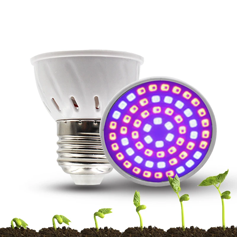 

Phyto Led Hydroponic Growth Light E27 Led Grow Bulb MR16 Full Spectrum 220V UV 110V Lamp Plant E14 Flower Seedling Fitolamp GU10