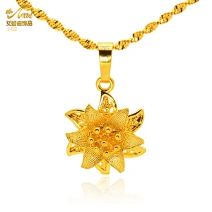 ANID DUBAI NIGERIAN Vòng cổ Vòng cổ cô dâu Đám cưới Thời trang OCO hoa hiện tại Đồ trang sức trẻ em Ả Rập Ấn Độ 10 Mặt dây chuyền bán hàng chính của Ấn Độ - №10