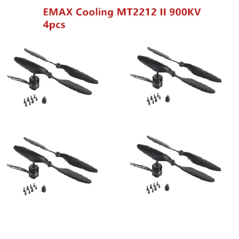 

4 sets Original EMAX Cooling MT2212 II 900KV CW CCW Brushless Motor with 1045 Propeller for RC Multicopter