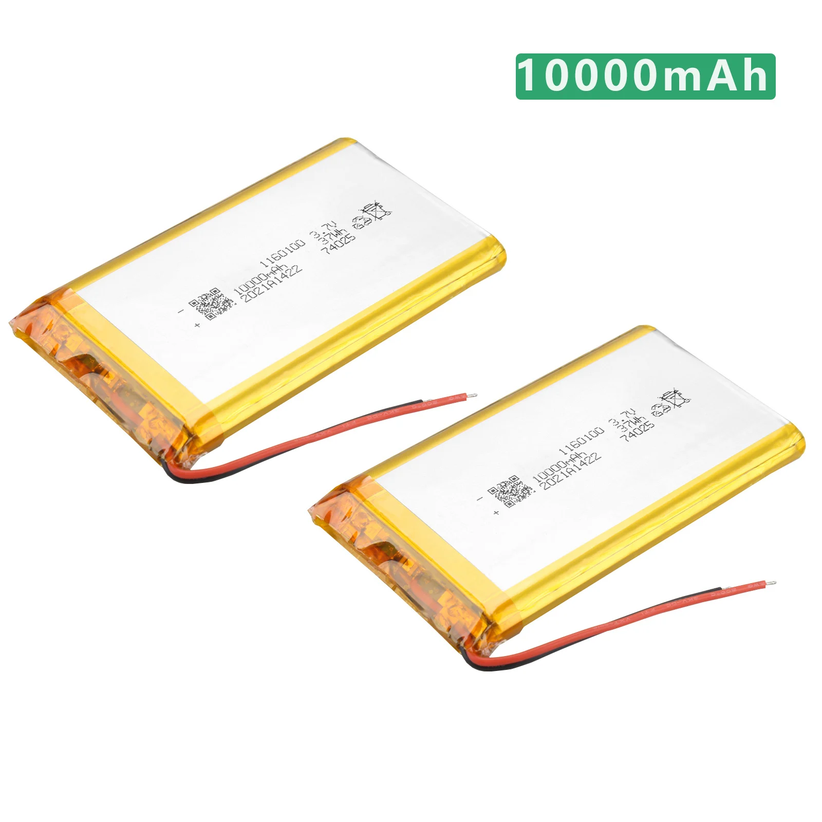 3.7V 10000mAh Lithium polymer Rechargeable Batteries For Tablet PC Power Bank MP4 Remplacement bateria