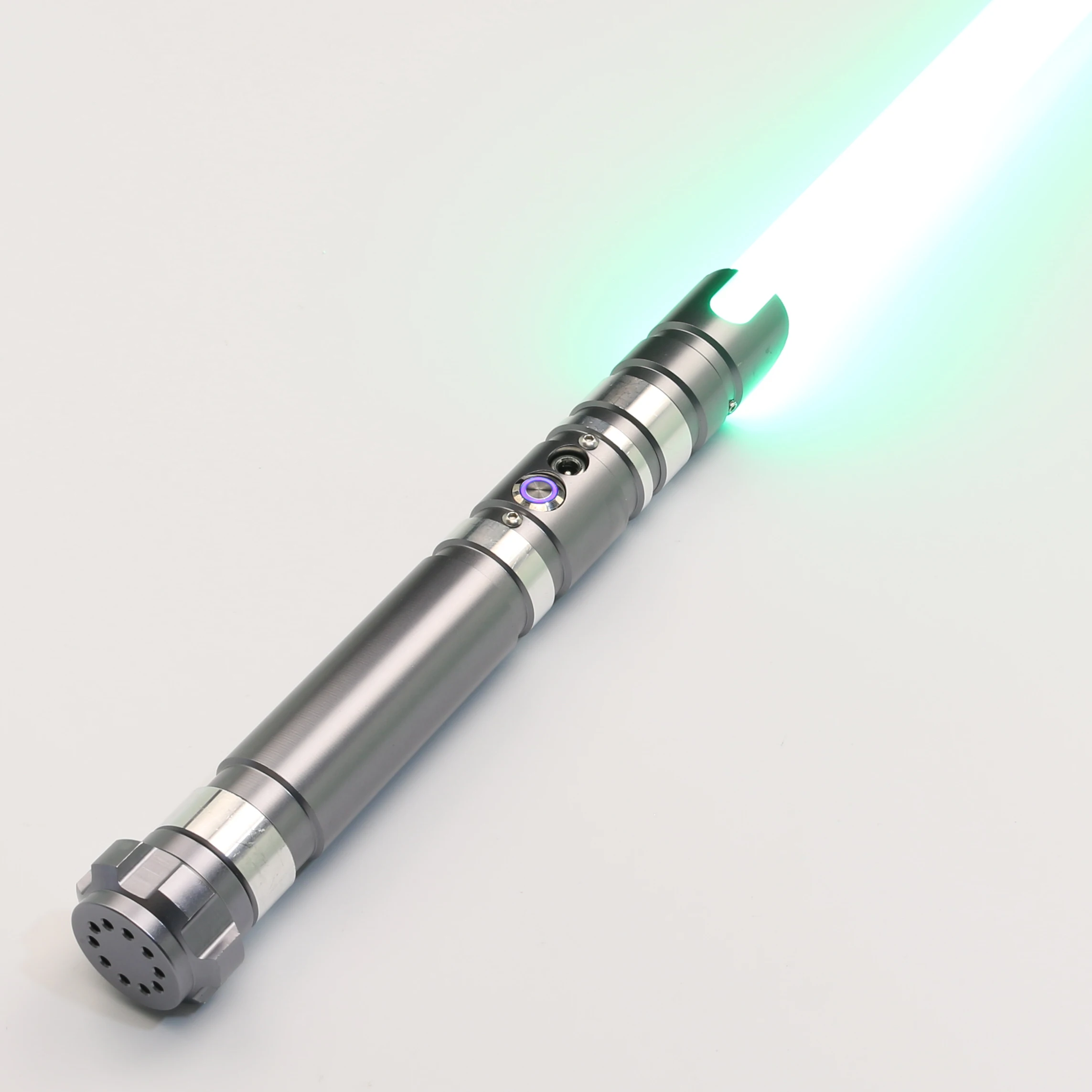 New  series lightsaber RGB lightsaber with metal handle and LED light youth toy heavy weapon duel skywalker laser sword