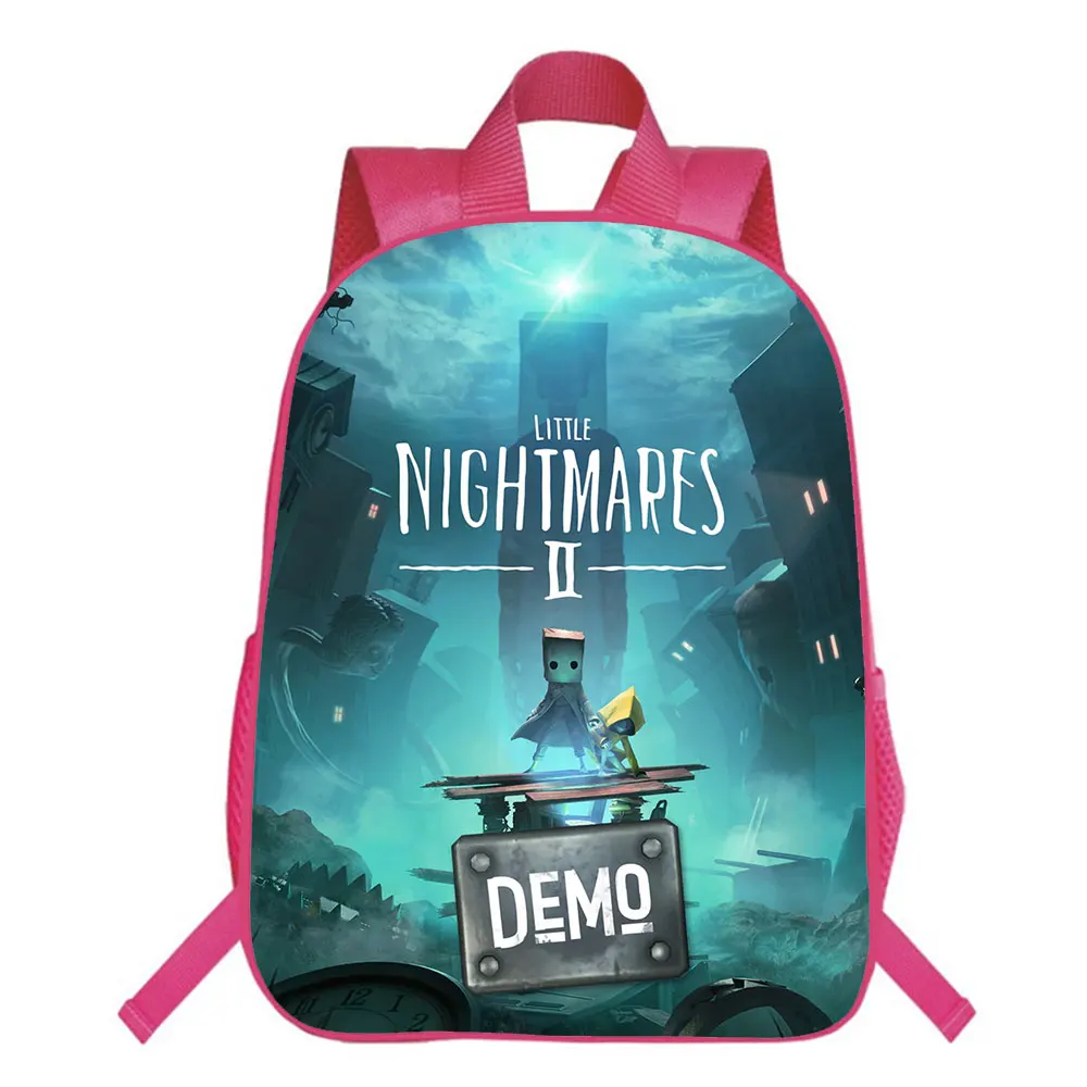 Casual Little Nightmares 2 Backpack Boys Girls School Bag Men Women Rucksack School Bag Teens Daily New Game Knapsack Mochila