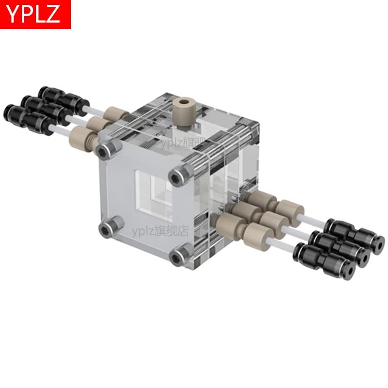 Cellule électrolytique à flux de membrane interchangeable de type H