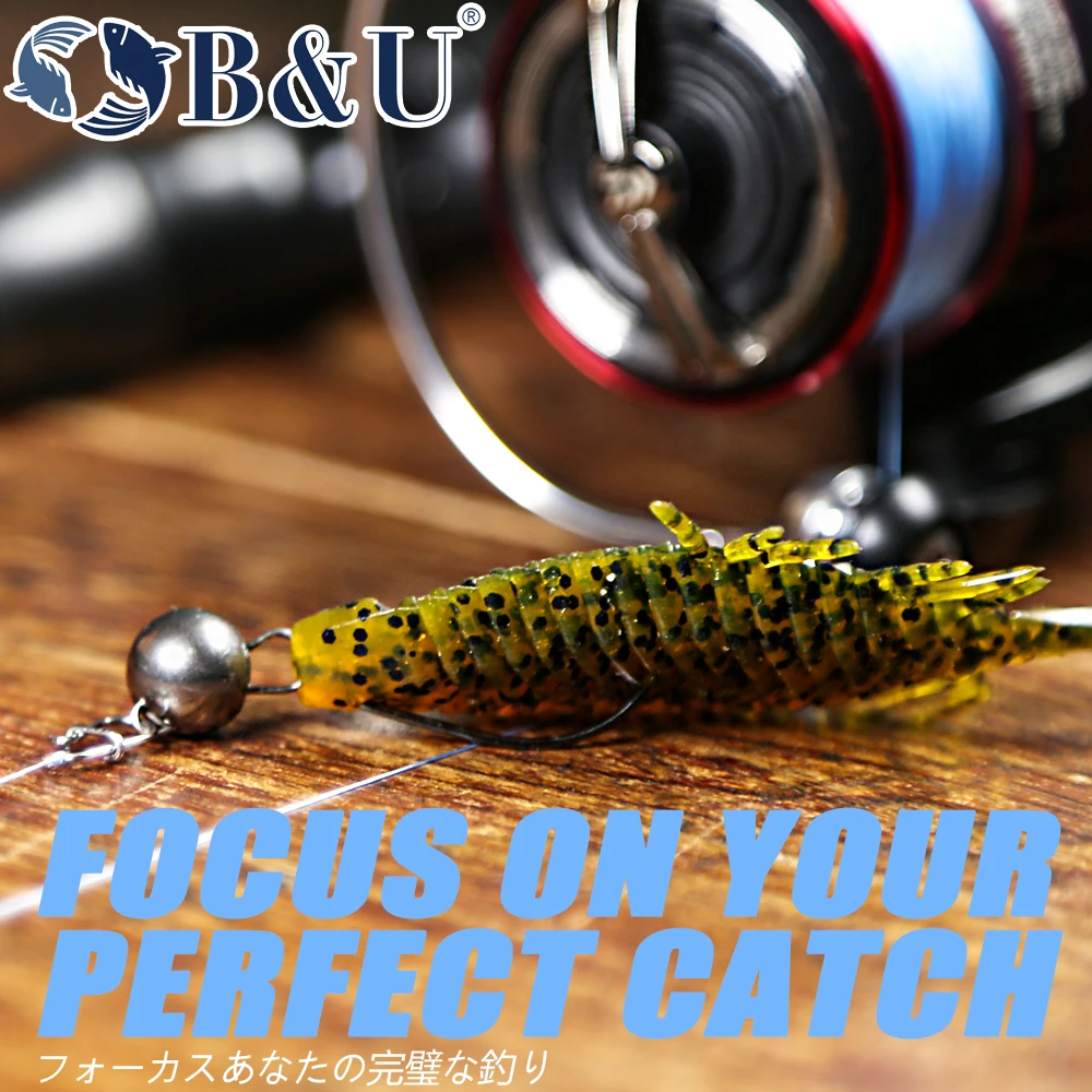B&U-TUNGSTEN Fishing Cheburashka Sinker, Angelzubehör, Swing Jig Head, Bullet Weights, Soft Lure Group, Hook Emergravated – Detail 3