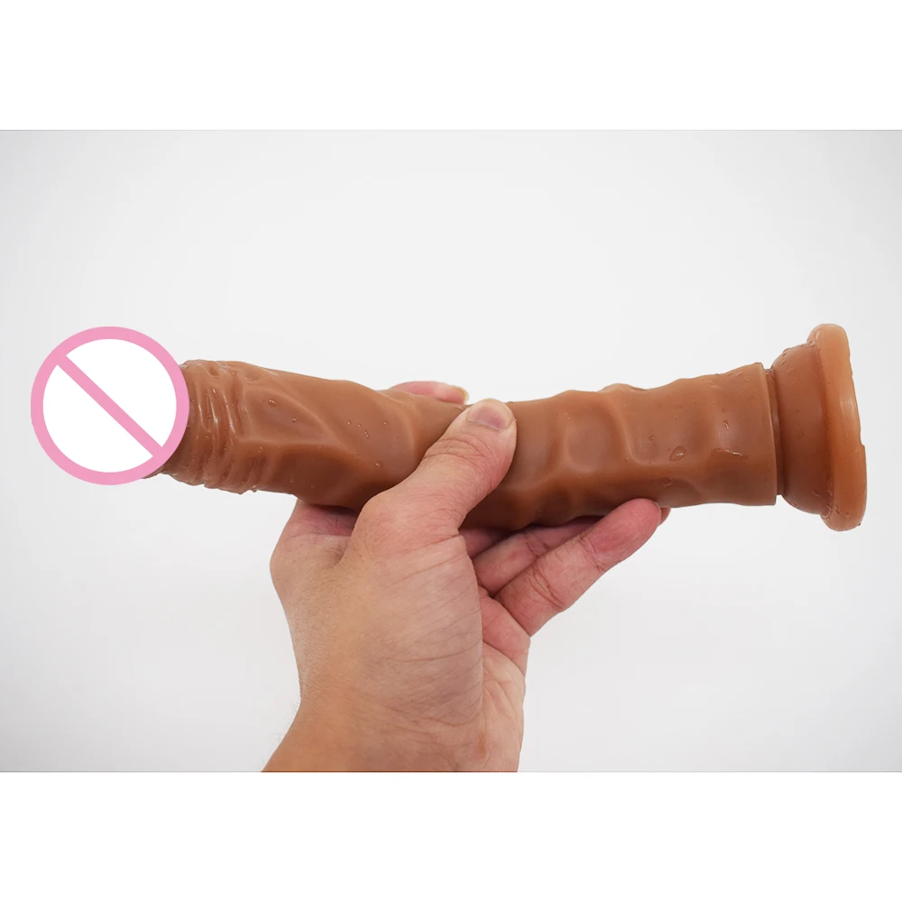 23.5*3.5cm Soft PVC Long Dildo Realistic Penis Artificial Dick Women Masturbator Adult Sex Toys for Female Gay Sexshop