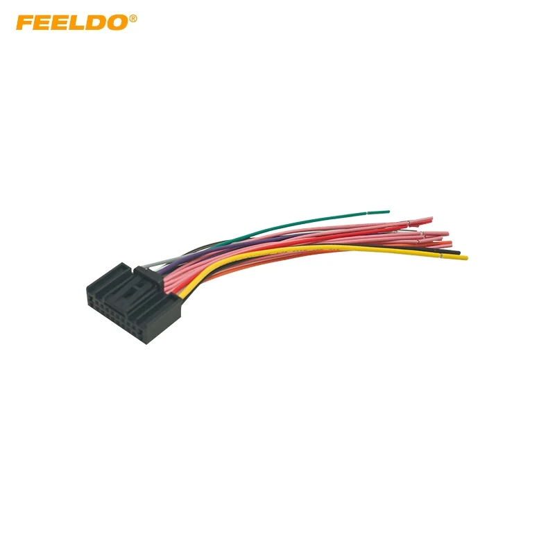 

FEELDO Car Audio Radio Wiring Harness Adapter For Buick Excelle GT 2018 Stereo CD/DVD Wire Convert Cable #HQ6124