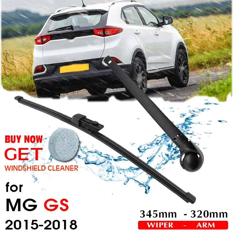 

Car Wiper Blade Rear Back Window Windscreen Windshield Wipers Auto Accessories For MG GS Hatchback 345mm 2015-2018