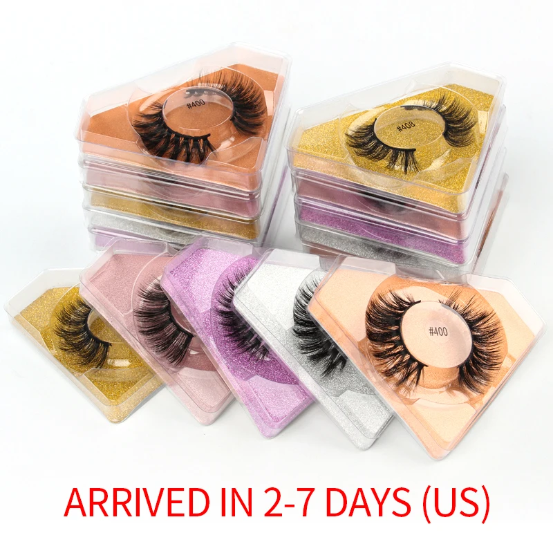 Lashes Wholesale 4/20/50/100 Pcs Mink Eyelashes Dramatic Fluffy 3D Mink Lashes Makeup Natural false eyelashes extension