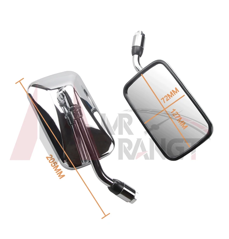 10mm Motorcycle Universal rearview mirrors For Honda Kawaski Vulcan YAMAHA CA250 Steed 400 600 Magna 250 750 Shadow 400 750