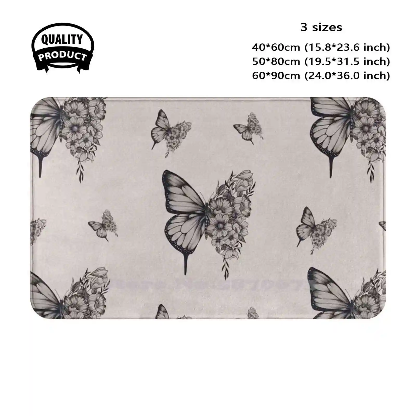 S H A W N-Butterfly Pack Soft Cushion Home Carpet Door Mat Car Rug Shawn Mendes Butterfly Tattoo Pack Tattoos Size