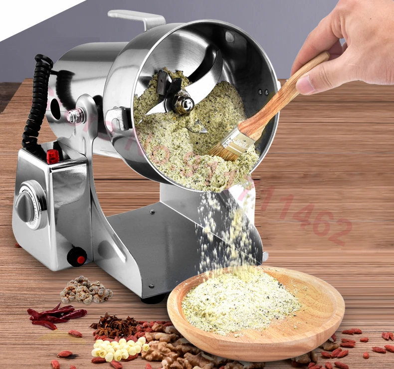 800 г качели Тип Электрический зернорубочная машина 220V Крупы дробилка для трав Кофе Сухой шлифовальный станок