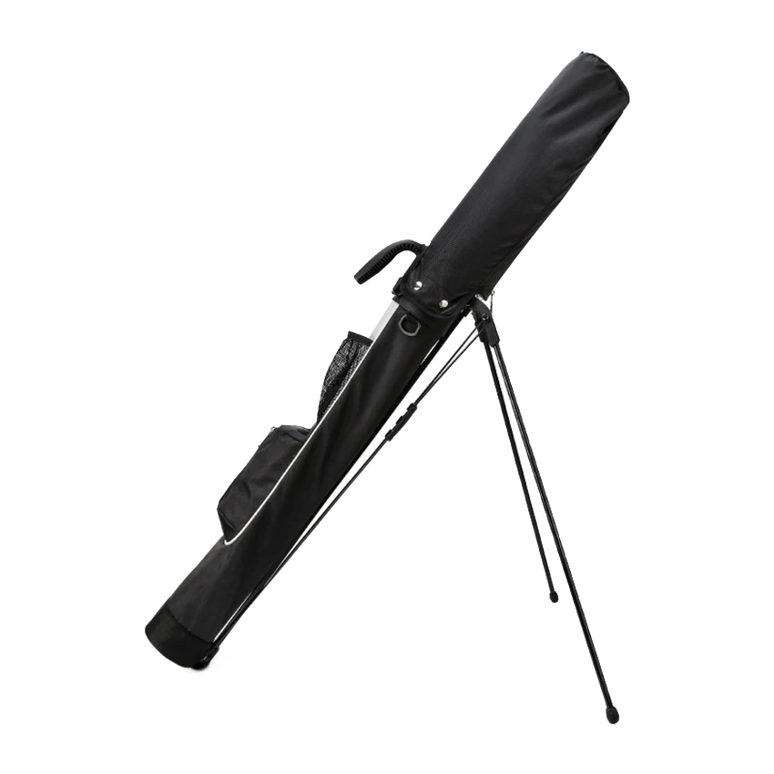 Portable Golf Bracket Bag Lightweight Waterproof Golf Gun Bag Support Stand Rack Large Capacity Carry Bag for 9 Clubs QIAB-015