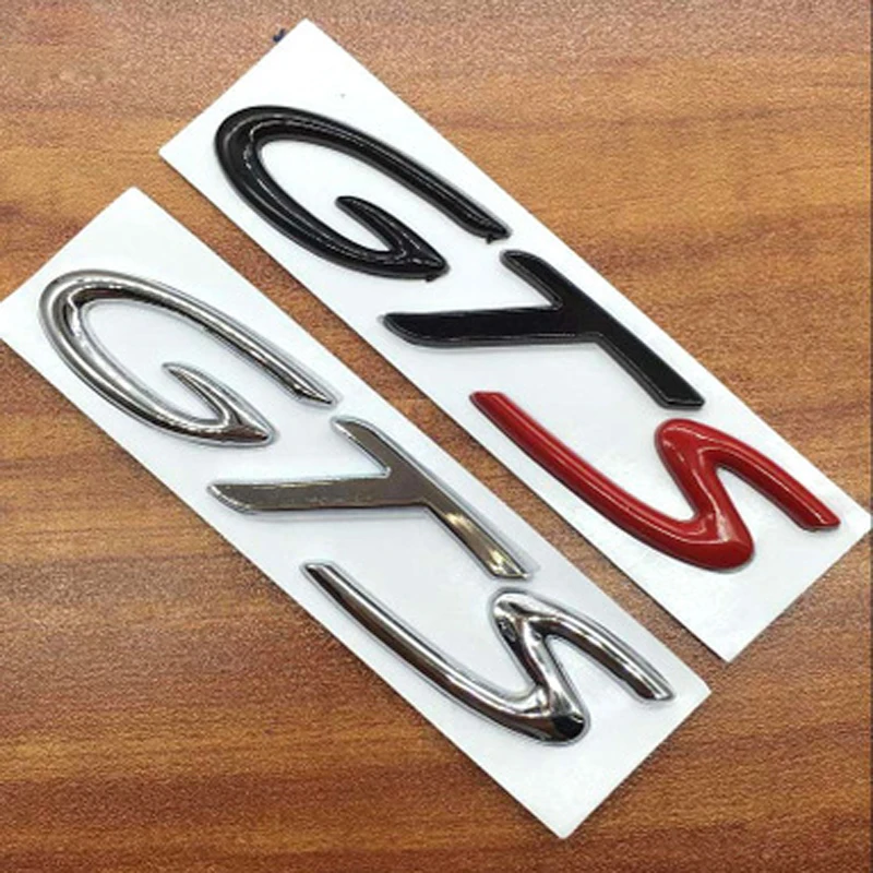 

GTS Rear Trunk Lid Emblem Badge Sticker Car Accessories