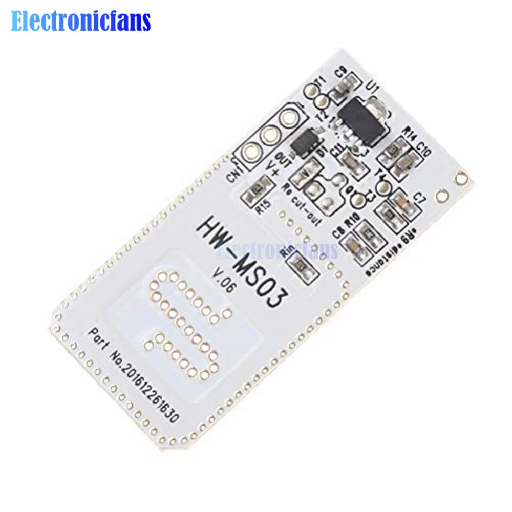 HW-MS03 High Performance Motion Sensor 2.4GHz to 5.8GHz Microwave Radar Human Body Induction PIR Switch Module for Arduino Diy