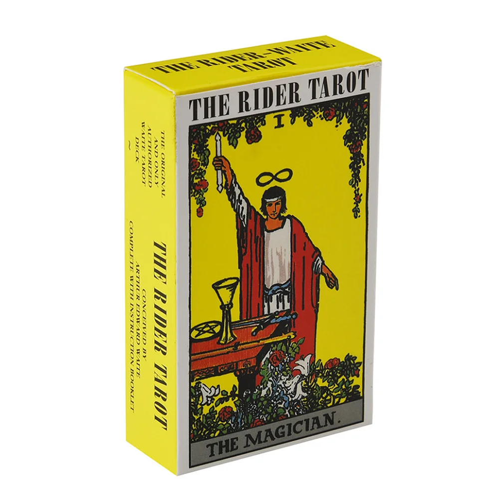 Hot Full English Radiant Rider Wait Tarot Cards Factory Made High Quality Smith Tarot Deck Board Game Cards Witch Tarot