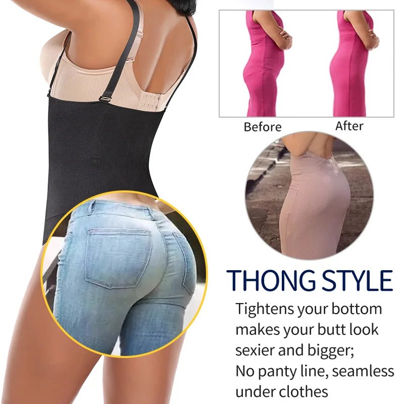 Wysokiej talii stringi majtki Shaper brzuch szczupła urządzenie do modelowania sylwetki stringi majtki Shapewear kobiety Butt Lifter odchudzanie