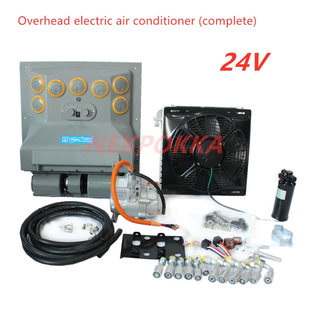 The car ceiling electric air conditioner, electric compressor air conditioner Minibus, bus, minivan, truck