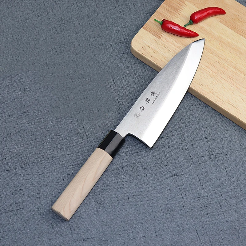 Luxurious Professional Deba Knife Fish Knife Japanese Sashimi Sushi Salmon Beef Knife Chef Knife Cooking Cleaver Knives