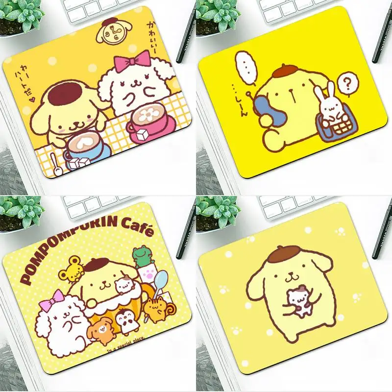 

Cute pompompurin Mouse Pad table Rug PC Laptop Computer IPAD Notebook Rubber Wholesale Mat