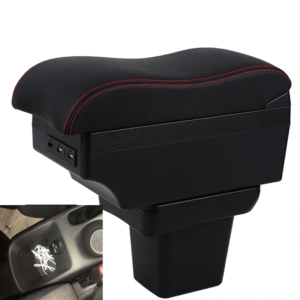 

For Nissan Kicks Center console armrest box storage box armrests elbow rest with usb cup holder