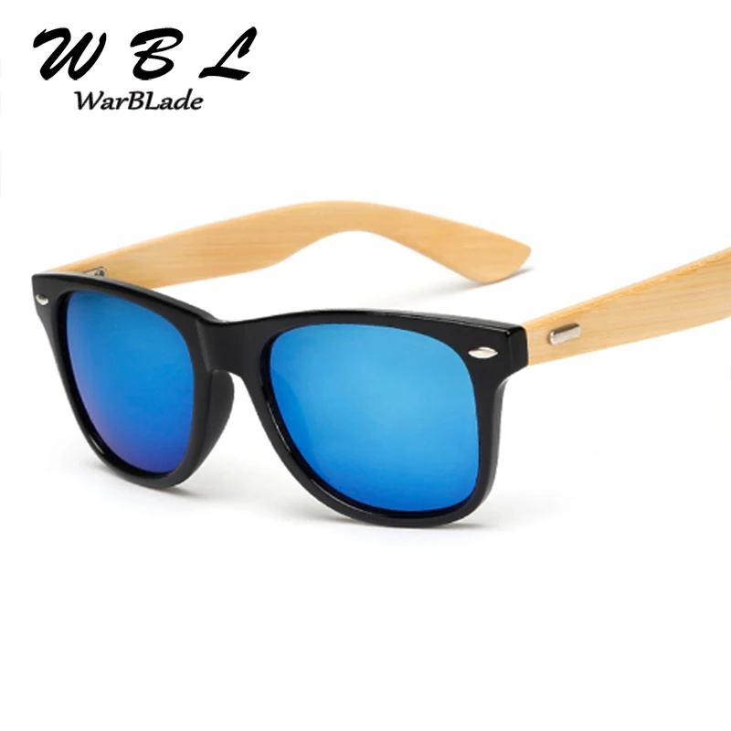 

WarBLade Bamboo Sunglasses Men Women Black Sunglass Male UV400 Sun Glasses Driver Goggles Wooden Eyewear Shades 2019