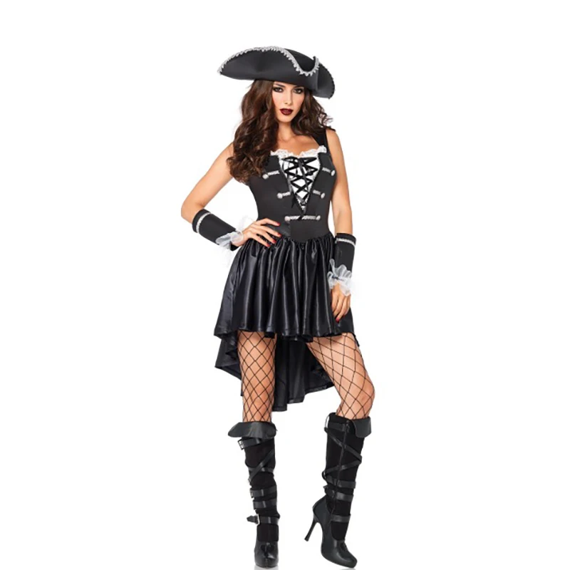 New Pirates Jack Sparrow Cosplay Costume Male Female Pirates Of The Caribbean Role Suit Halloween Carnival Party Costumes Cloth