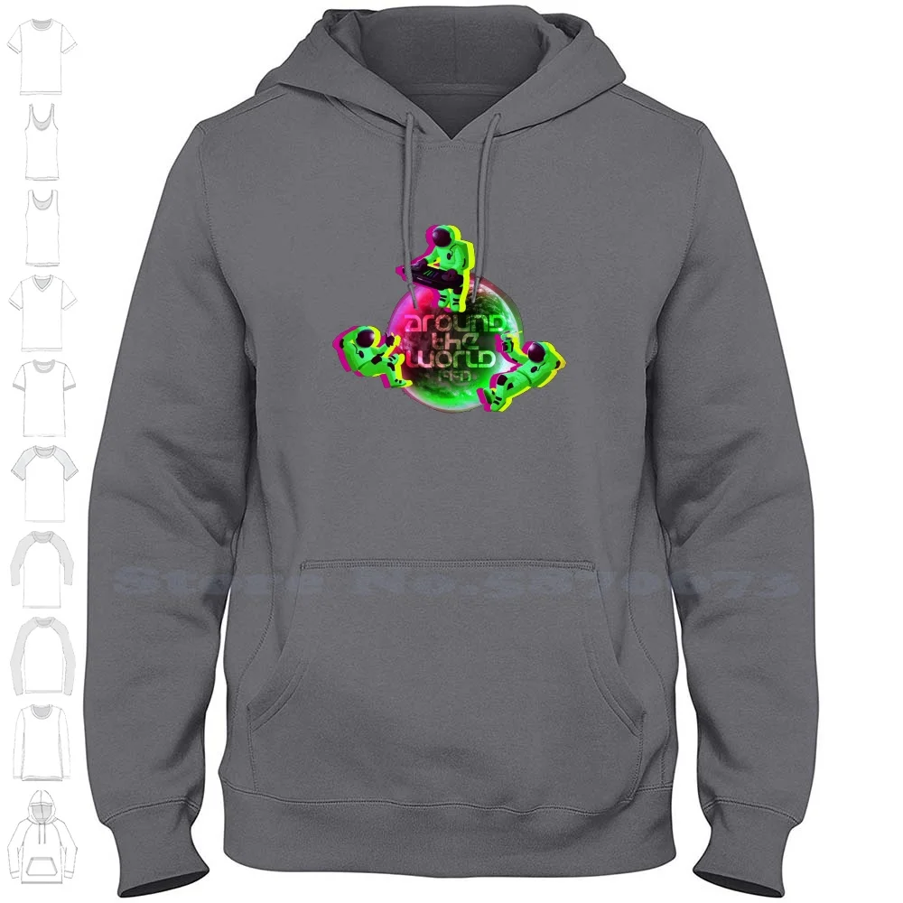 1997 weltweit Design Fluo-Dance-Musik Baumwolle Hoodie T-Shirt Eurodance Hit Astronaut Techno Fluo London Paris