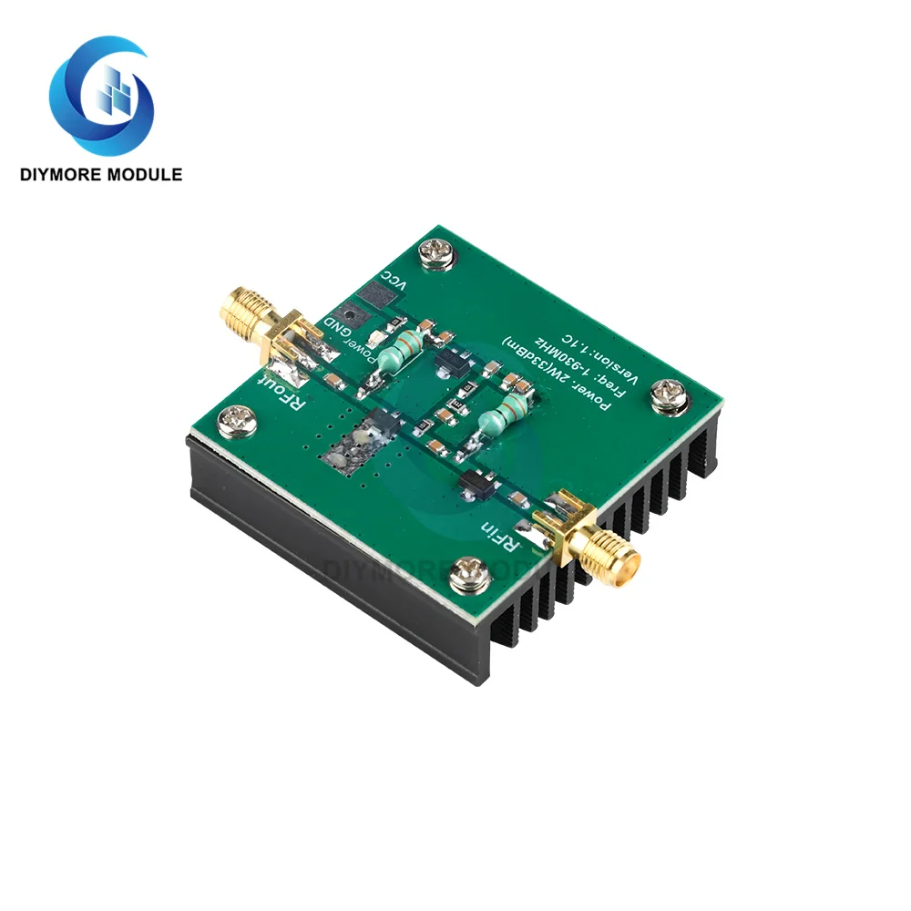 1-930MHz 2W 2.0W RF Broadband Power Amplifier Module For Electrical Accessory Radio Transmission Standard SMA Female RF