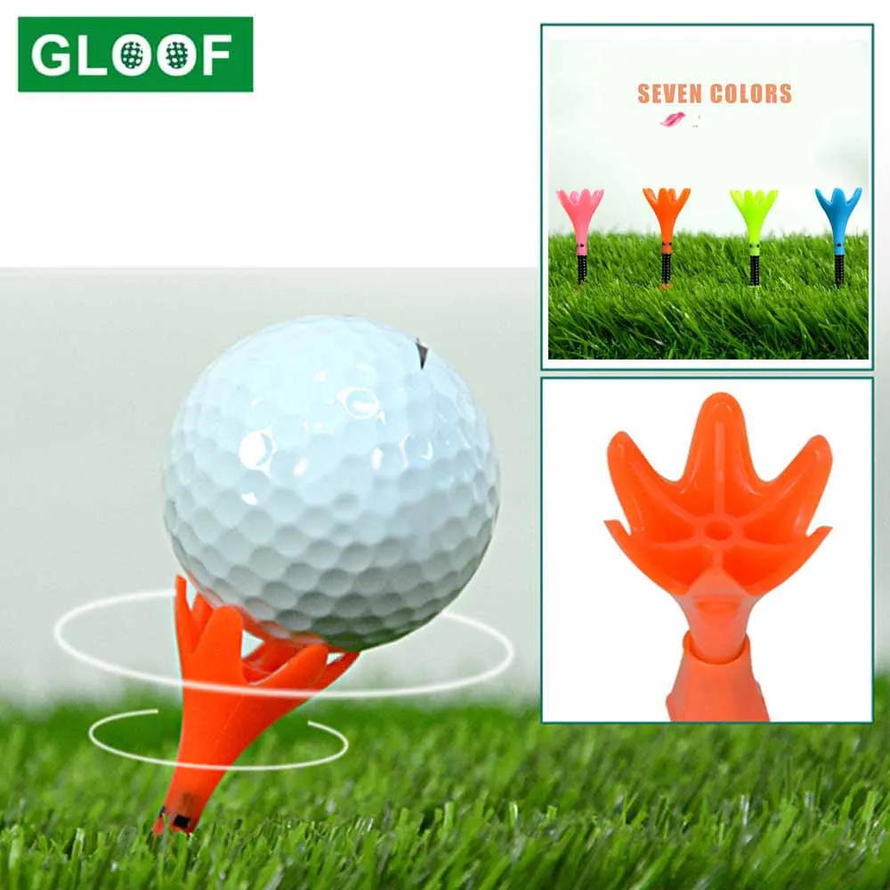 1Pcs Adjustable Golf Tee Holder Ball Nail Sporting Training Aids Plastic Golf Training Supplies Plastic Ball Stud Golf Nail Tees