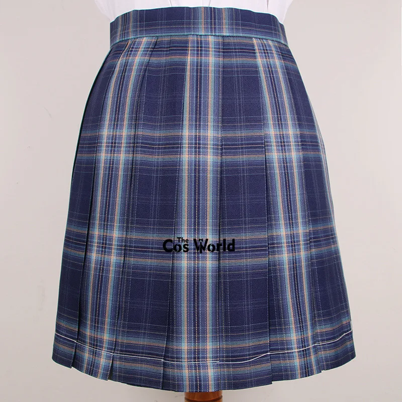 [Star Globe] Girl's Summer High Waist Pleated Skirts Plaid Skirts Women Dress For JK School Uniform Students Cloths